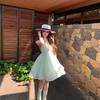 French Vacation Island Style V-neck Lazy Atmosphere Tutu Skirt Sexy Backless Suspender Short Skirt Zixia