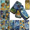 Casing for Xiaomi Redmi Note 13 14 Pro Plus ProPlus 14C 13C Pro+ 5G Phone Cover Protective Case Sunflower Starry Night Van Gogh