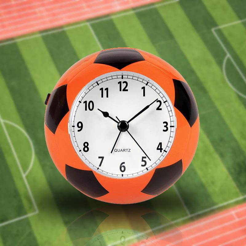 Creative Football Alarm Clock, Desktop Wake-up Clock for Fans, Small Alarm Clock for Student Dormitory and Home Use