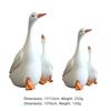 Resin Duck Statue Animal Figurine Little Animal Sculpture Ornament for Home Desk Office Patio and Lawn Garden Decor