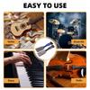 Double Head Guitar Cleaning Brush Dust Removal Tool for Guitar Maintenance String Instrument Care Cleaner Accessory for Bass