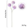 Fashion 3 Heads Simulated Rose Bouquet Silk Rose Soft Artificial Flowers Vintage Flower Bouquet Photography Props