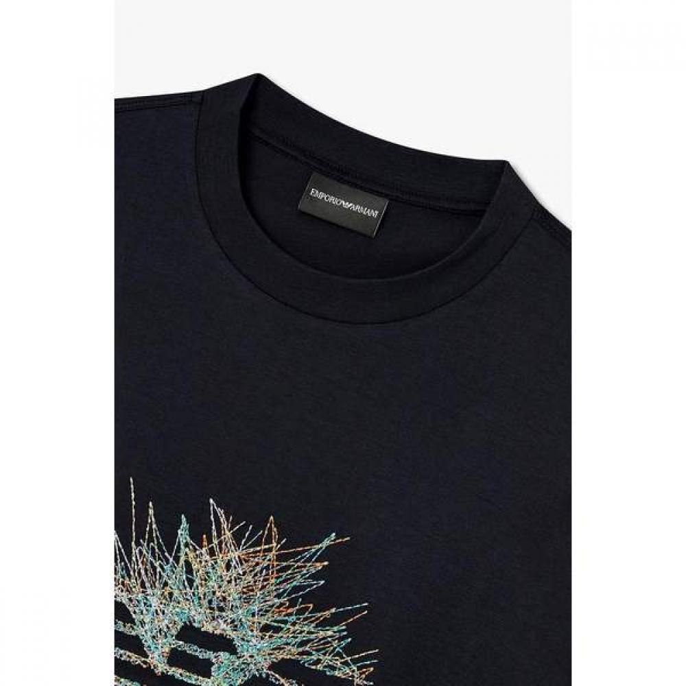 Emporio Armani Men S Lyocell STiTch T ShirT A516126065
