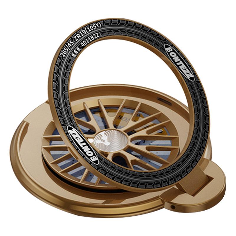 BONTEZZ Magnetic Phone Ring Holder 360 Degrees Rotation Gyroscope Phone Kickstand