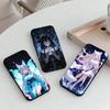 Fox Girl  Phone Case Black Silicone Soft For Samsung S25,S24,S21,S22,S23,S30,Ultra,S20,Plus,Fe,Lite