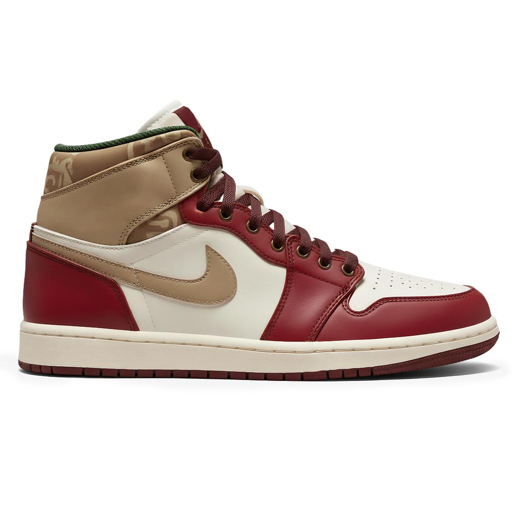 Jordan Air Jordan 1 Three Times Laboratory, Red Gold Horse Shadow, Box, Horse Year Limited Classic And Versatile DQ8426-105(Team-S-BOX)