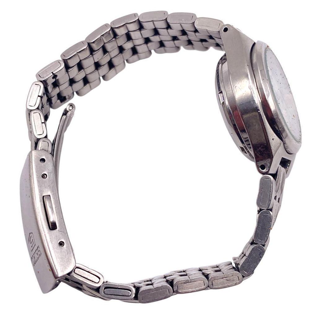 [USED] SEIKO Automatic Round Silver Date Women's Watch 1091