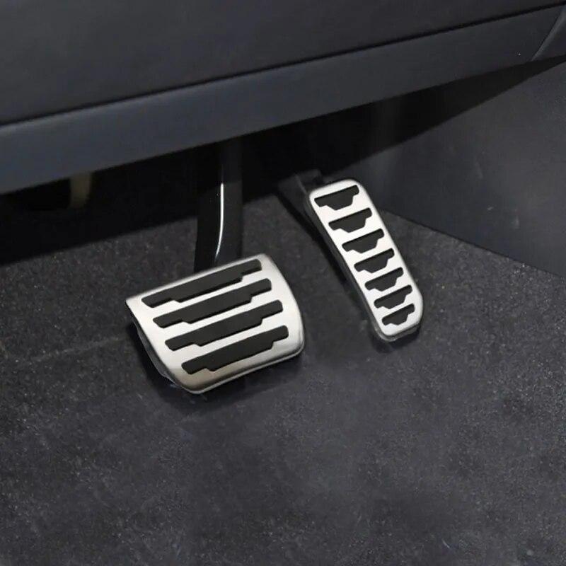 My Good Car Car Pedals for Range Rover Evoque Land Rover Discovery Sport for Jaguar E-Pace Footrest Gas Brake Pedal Cover
