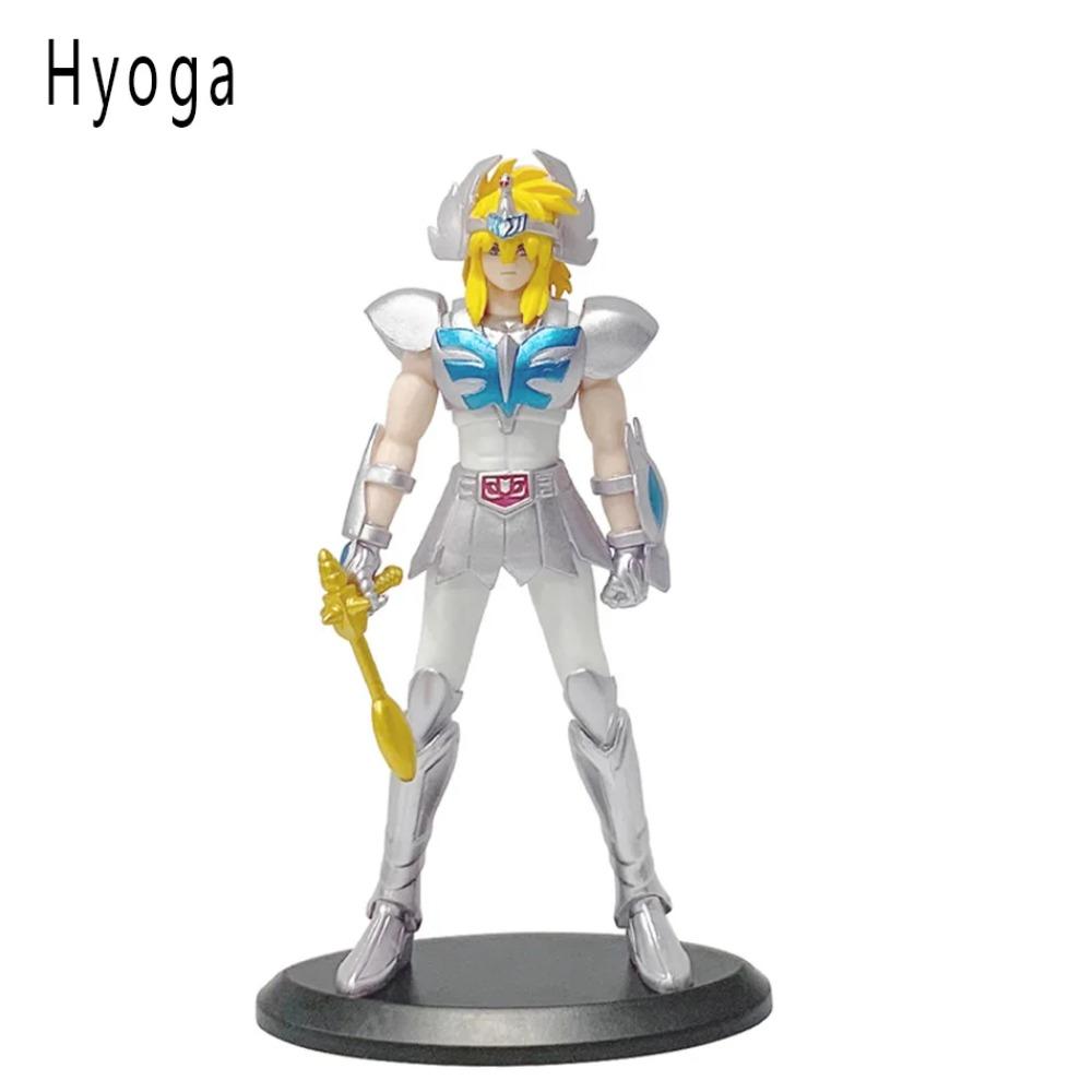 In Stock Anime Figure Phoenix Ikki Hyoga Seiya Shiryu Standing Armor Model Children's Toys PVC Box Desktop Collection Toys