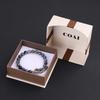 8mm Dumortierite Fleur de Lis Good Luck Bracelet Prayer Beads Bracelet [Coai]