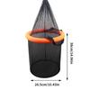 Floating Fish Basket Foldable Live Caught Net Portable Floating Mesh Basket With Drawstring For Crayfish Catfish Lures Storage
