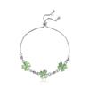 Koreanischer Stil Glücksbringer Armband mit vierblättrigem Klee - Einfaches Mode-Geschenk für Frauen, Mori Girls und beste Freunde