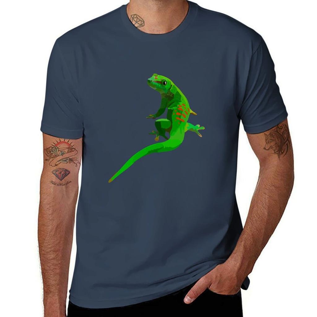 D Is For Day Gecko Tshirt Big Size Crew Neck Tshirt