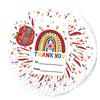 50Pcs Teacher Appreciation Tags with Rope, School Party Decor Gift Labels, Thank You Card Hanging Decorations