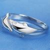 Yin Taifei Double Dolphin Silver Ring: Thai-Inspired, Adjustable, Stylish & Artistic Gift for Women