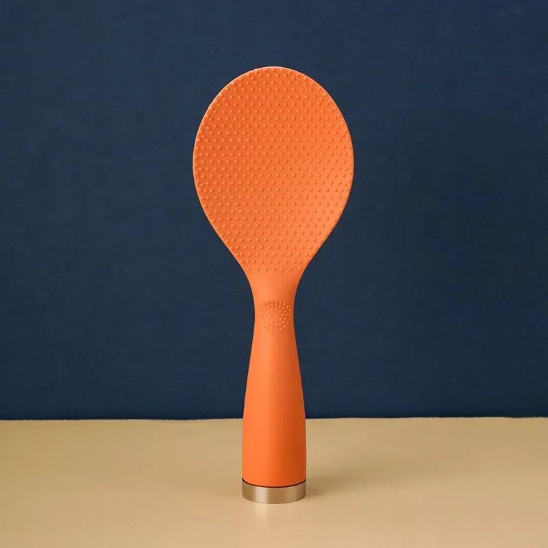 

Пластиковая ложка для риса может стоять лопатка ложка для риса для рисоварки кухонная посуда инструмент антипригарная ложка для дома