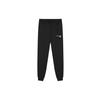 Męskie czarne dzianinowe spodnie dresowe w stylu sportowo-casualowym MP03904-BK