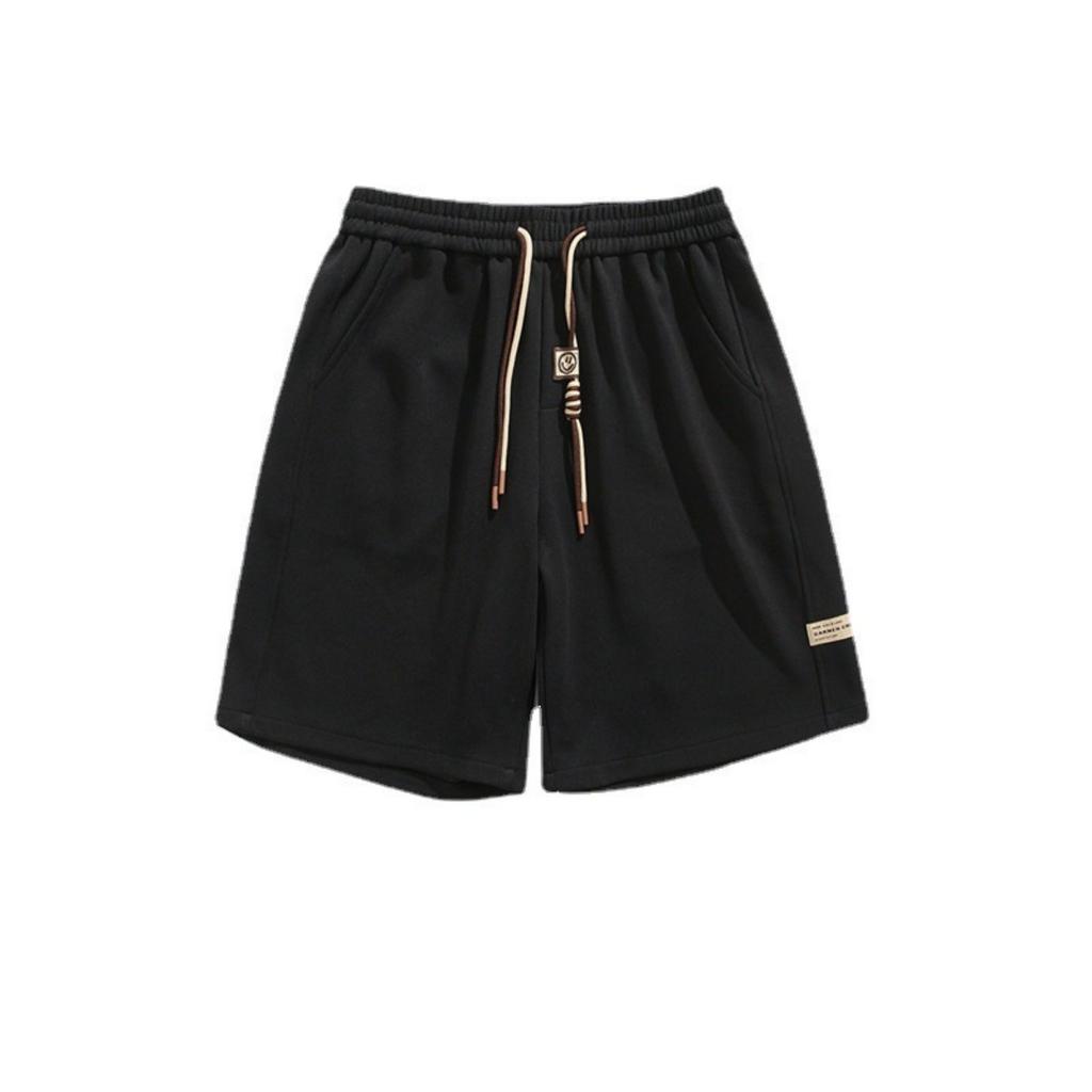 Waffle Shorts for Men In Summer, Thin, Trendy, Loose Fit, Plus Size, Mid Length, American Style, Sporty, Men's Casual Five Quarter Pants