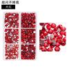 6-Grid Nail Art Diamond Box Ss6-Ss20 Large-Capacity Flat-Bottomed Rhinestone Set Diy Nail Jewelry Sticker Drill 1560 Pcs