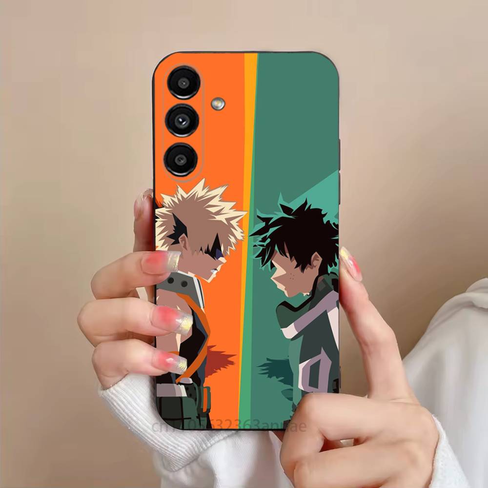 Deku Bakugou Shouto Hero A-Academia Phone Case For Samsung Galaxy S21 22 23 24 S25 Ultra PlusS20 FE S10 Plus  Cover Funda