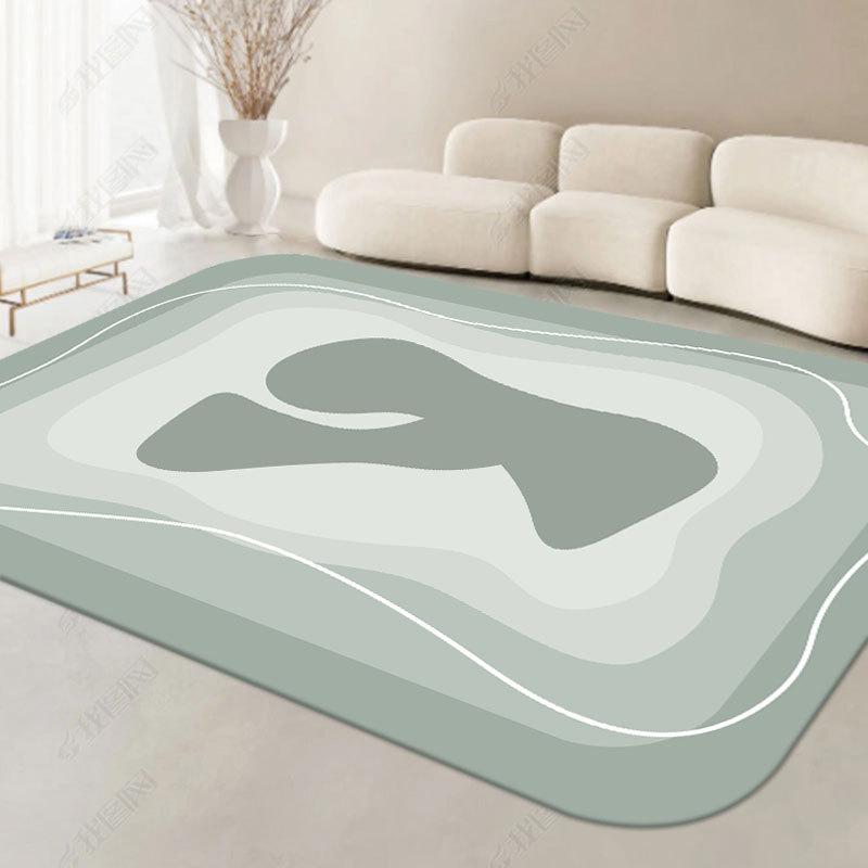 Irregular Carpet Modern Minimalist Nordic Ns Bedroom Bedside Carpet Living Room Sofa Coffee Table Floor Mat