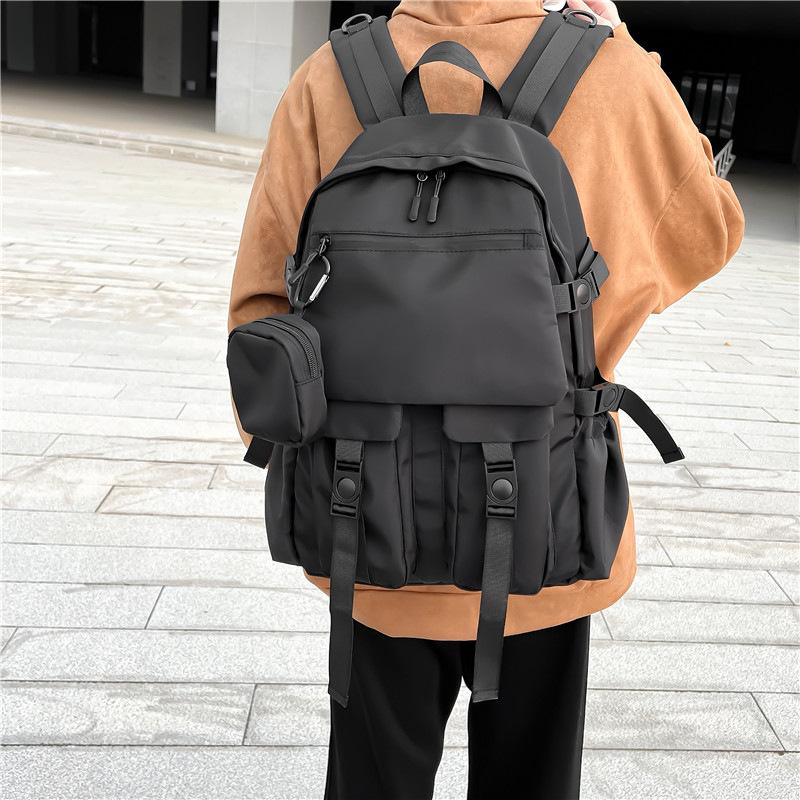 Backpack New Trendy Backpack, Fashionable Student Schoolbag, Men's Large-capacity Travel Computer Backpack