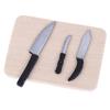 4Pcs 1:12 Dollhouse Miniatures Kitchen Cutting Board Knife Set Mini Toys