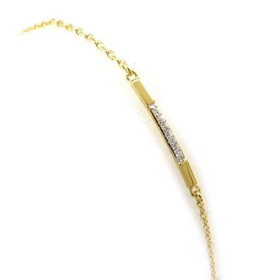 [K5881] - Επιχρυσωμένο βραχιόλι 'Goddess'