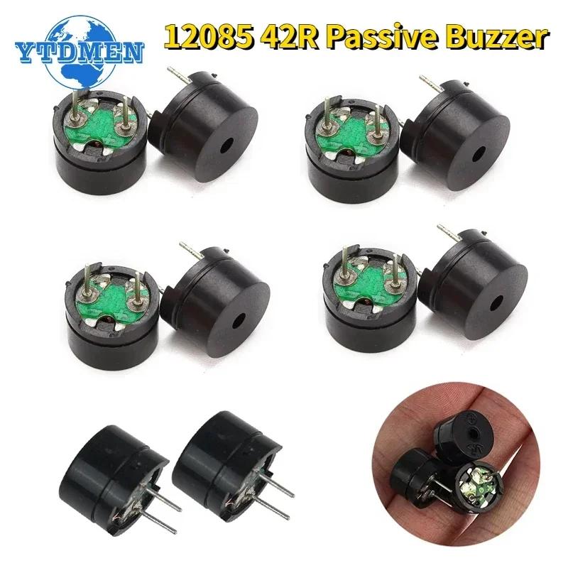 

10PCS 12085 Passive Buzzer 12MM*8.5MM 42R Resistance 3V 5V 9V 12V in Common Use Mini Piezo Buzzers Kit, for Arduino білий