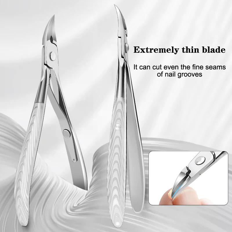Anti-Splash Slanted Ultrathin Nail Clipper Oblique Nail Clippers Paronychia Clippers Portable Toenail Trimmer Professional