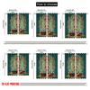 2pcs,2D Plane Printing Pattern Curtains Mandala Meditation Durable 100% Polyester Fabric (without Rod) Gifts Use for Bedroom