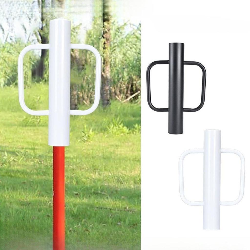 Potente Clavador de Postes de Valla Metálicos, Martillo Pesado Portátil con Soporte para Jardín y Valla de Clavijas