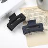 High-End Frosted Solid Color Hair Clip for Women
