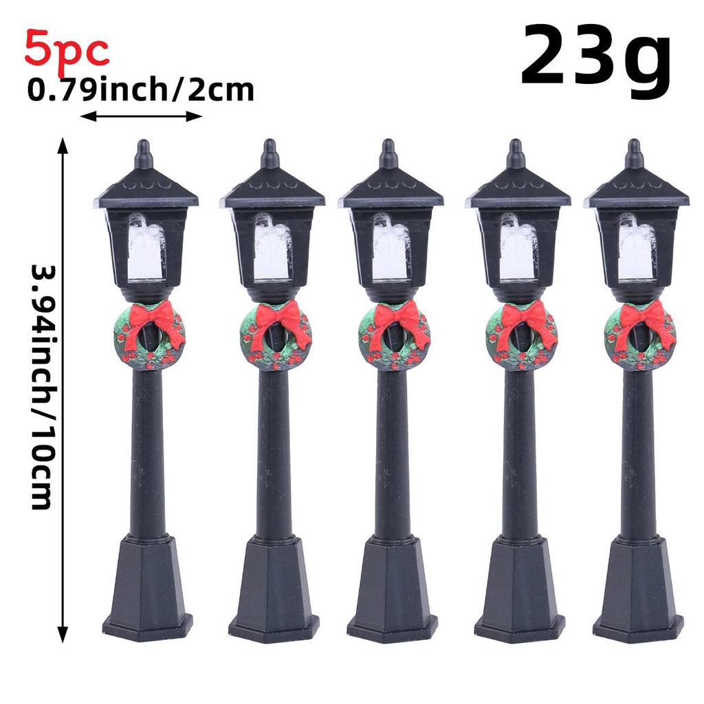 Retro Scene Decoration Mini Path Lamp With Simulation Light For Holiday Indoor Use