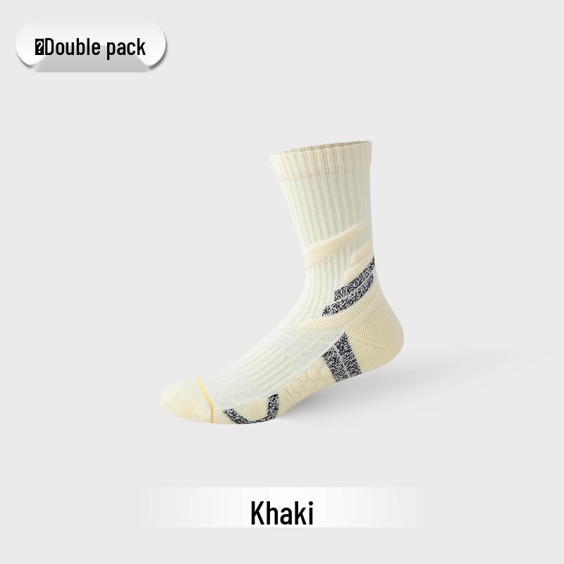 

Мужские быстросохнущие носки до середины икры для баскетбола от Sport s House с махровым низом One Size хаки