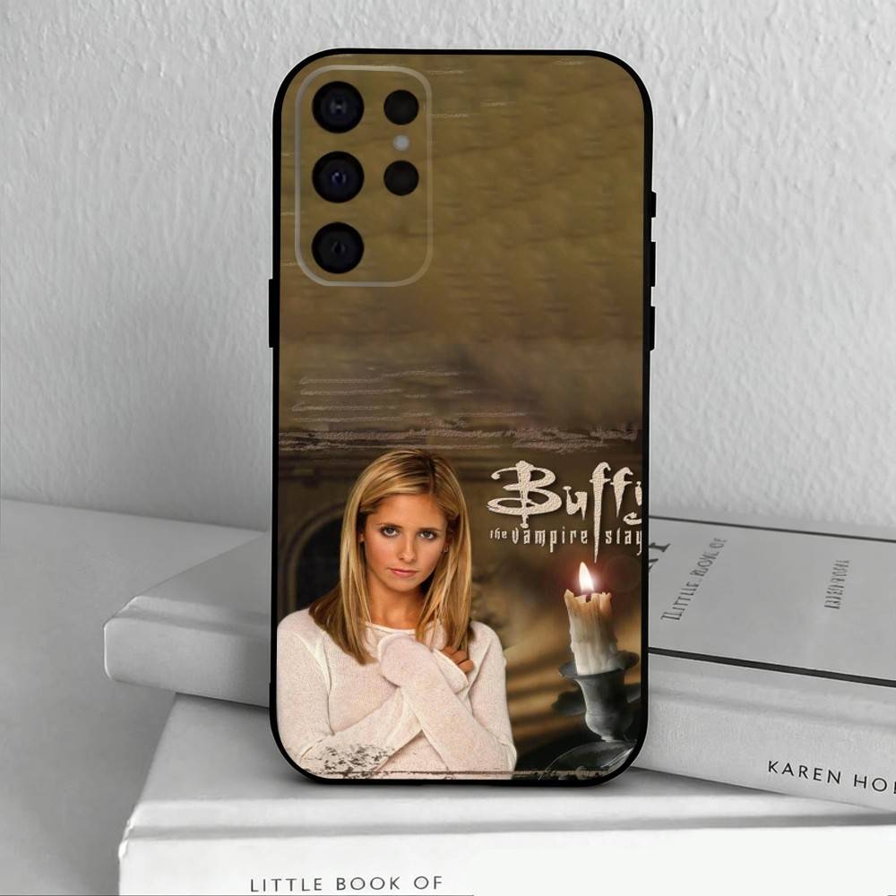 

B-Баффи - истребительница вампиров Чехол для телефона для Samsung S25,S24,S21,S22,S23,S30,Ultra,S20,Plus,Другие Мягкий черный чехол Samsung S26ULTRA