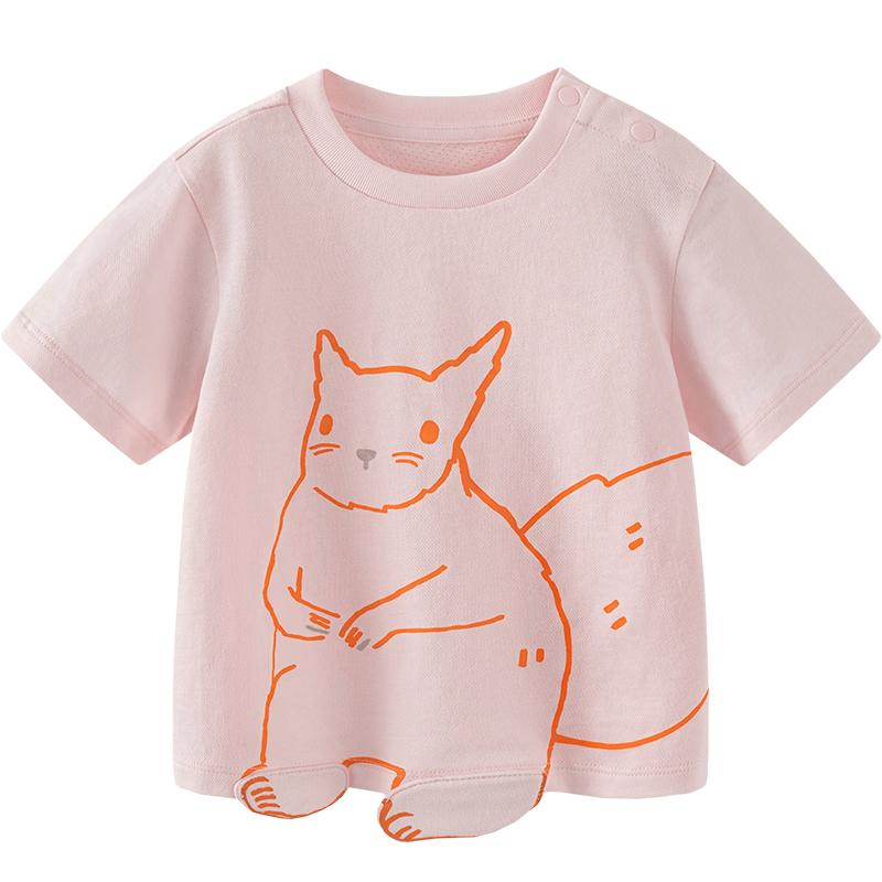 Minibala Kids' Plant Fiber Quick-Dry Cartoon T-Shirt