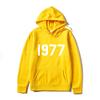 High Street 1977 Trendy Brand Fashion Printed Hooded Sweater Men's and Women's Jacket Couples Sweatshirt