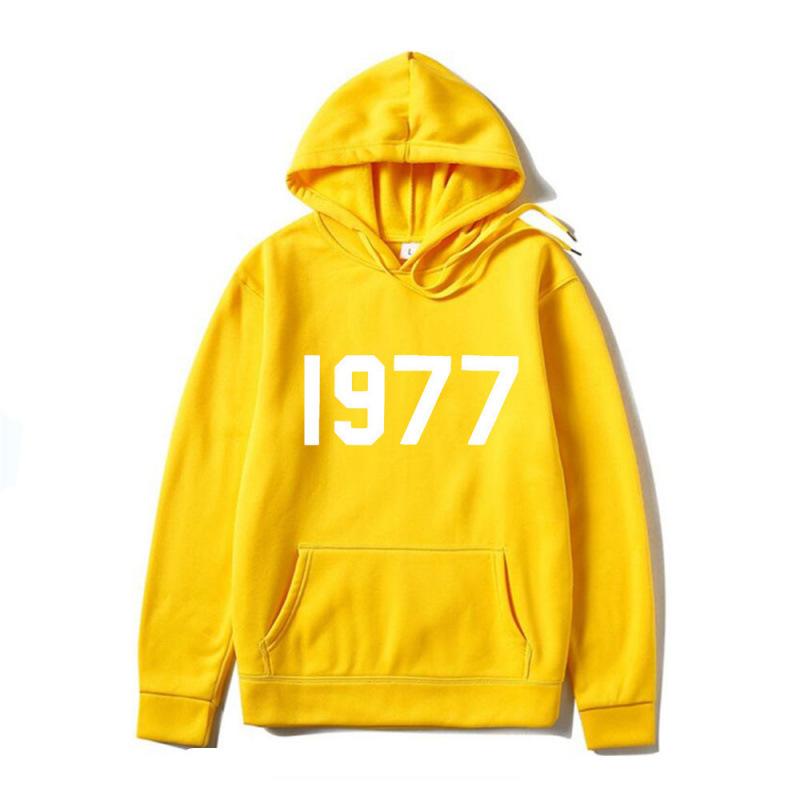 High Street 1977 Trendy Brand Fashion Printed Hooded Sweater Men's and Women's Jacket Couples Sweatshirt