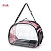Portable Breathable Pet Shoulder Bag Transparent Large Capacity Pet Carrier Foldable Lightweight Transparent Bag Kitten Capsule