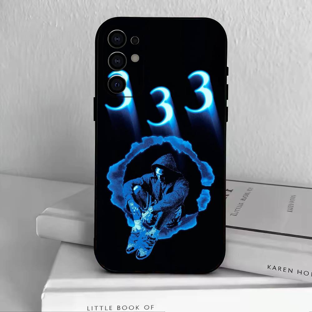 Rapper Matue-333 Phone Case Black Silicone Soft For Samsung S25,S24,S21,S22,S23,S30,Ultra,S20,Plus,Fe,Lite