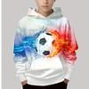 Children Top Kids Clothes Long Sleeve Hoodies 3D Football Print Child Sweatshirt Fall Clothes Casual Outdoor Tops Autumn Clothes