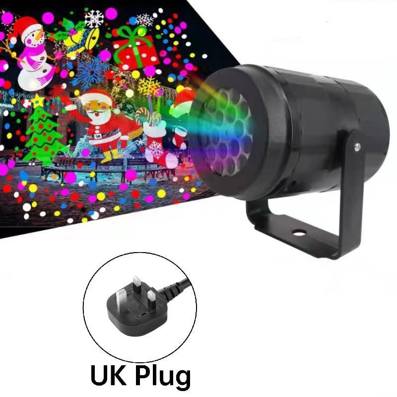 Christmas Lights Projector Xmas Party In Outdoor Snowflake Led Laser Lamp Usb