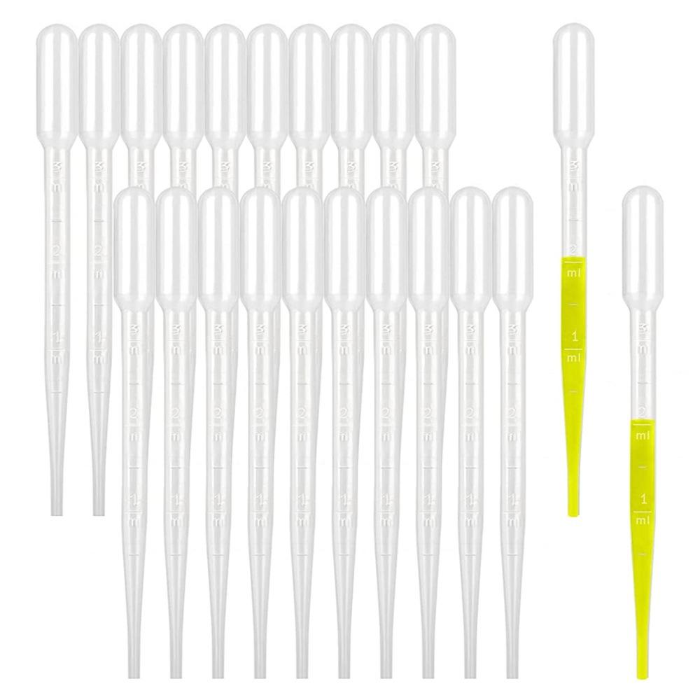 

100PCS 3ml Disposable Plastic Transfer Pipettes, Calibrated Dropper Suitable for Science Laboratory DIY Art