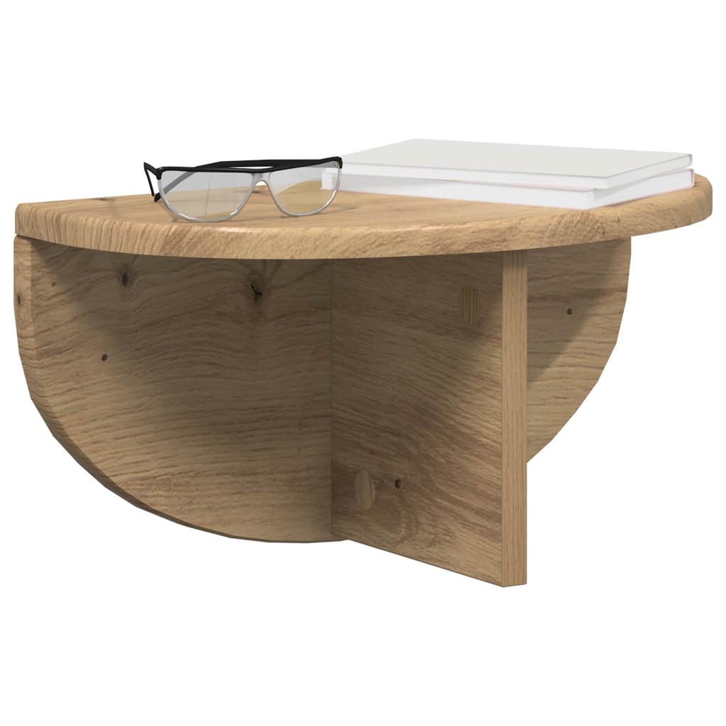 Wall Shelf Artisan Oak 38 x 19 x 19 cm Particleboard
