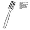 Stainless Steel Fish Scale Remover with 24 Wedge Sawtooth Ergonomic Handle Manual Fish Scale Descaler Descaling Removal Tools Kitchen Gadgets