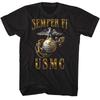 United States Armed Forces U.S. Marines Semper Fi USMC Logo Men's T Shirt