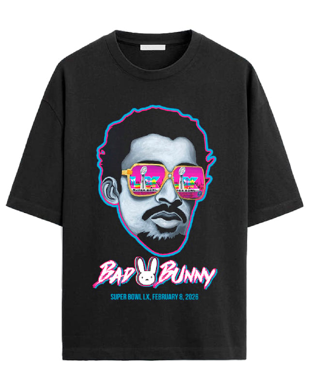 

BAD BUNNY BIG FACE T-shirt Men Women Oversized Y2k Cotton Loose T-shirt Streetwear Hip Hop Harajuku Tee Female Male Clothing ... S разноцветный