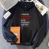 Slavery Aesthetic Hoodie Writing for Autumn/Winter Fashion Sweatshirt Long Sleeve Comfortable Clothing