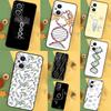 Retro DNA Science Illustration Case For OPPO Reno 11F 4Z 5Z 8T 10 Pro 4 6 7 8 5 Lite OPPO Find X6 Pro X2 X3 X5 Lite Cover